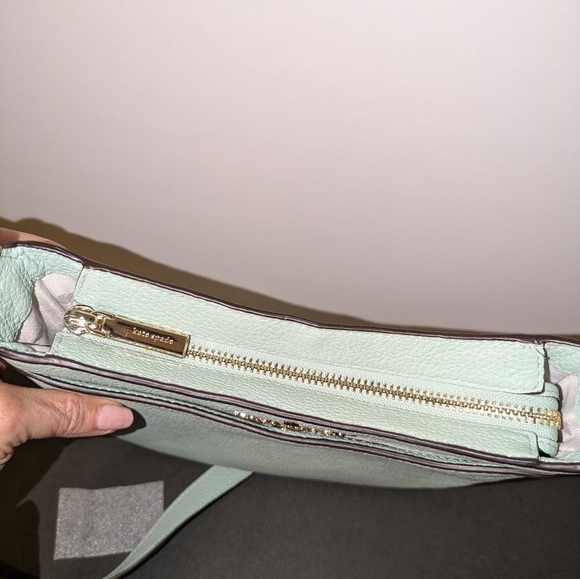 NWOT Kate Spade Seawater Green Leila Crossbody Bag. - Picture 2 of 8